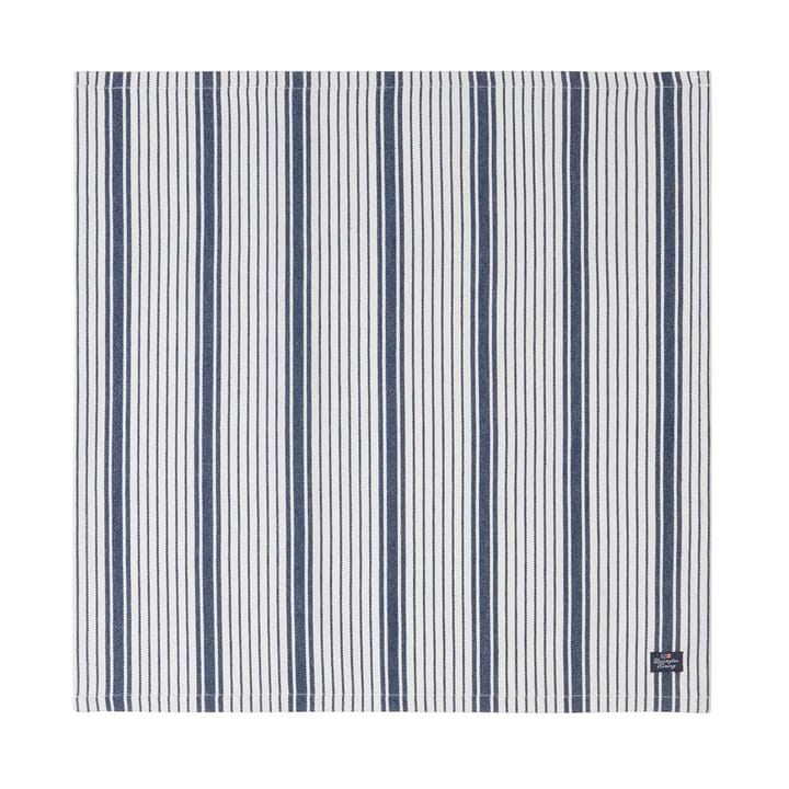Stribed Organic Cotton serviet 50x50, Navy Lexington