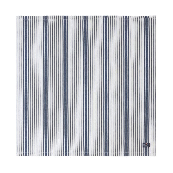 Stribed Organic Cotton serviet 50x50 - Navy - Lexington