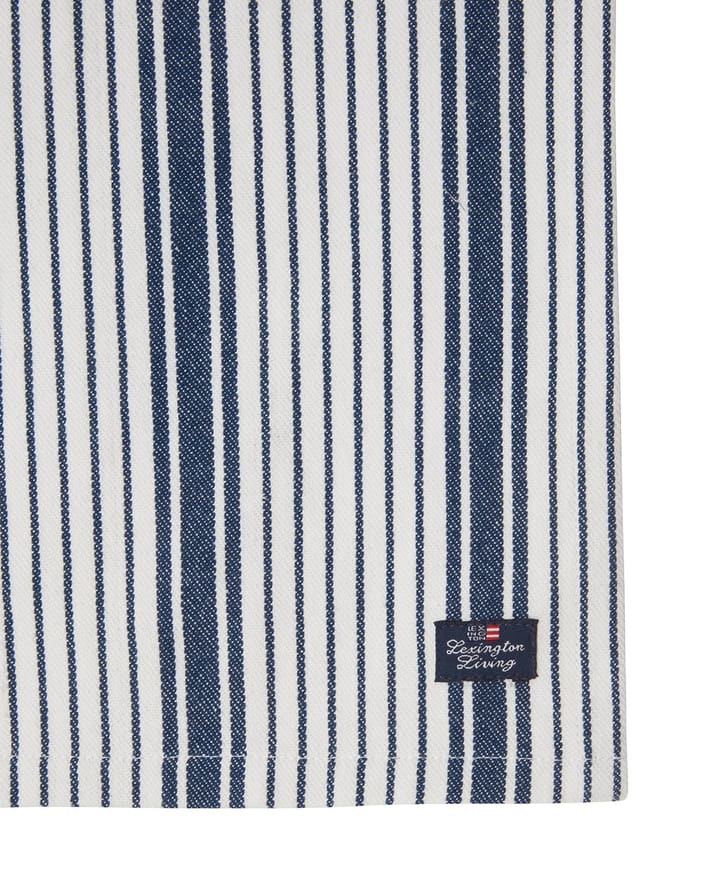 Stribed Organic Cotton serviet 50x50, Navy Lexington