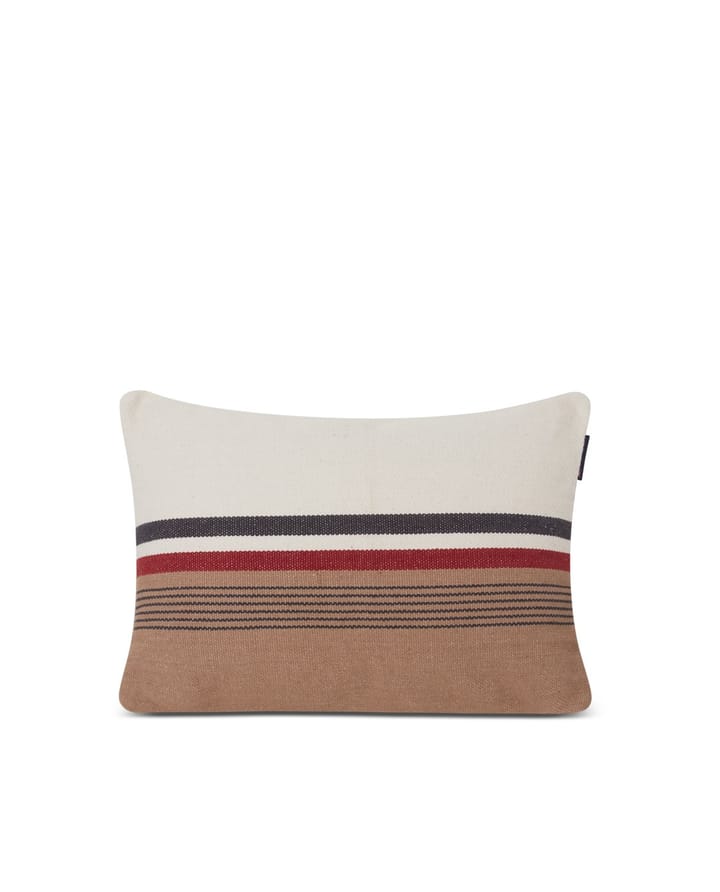 Stribet pude 40x60 cm - Beige-hvid multi - Lexington
