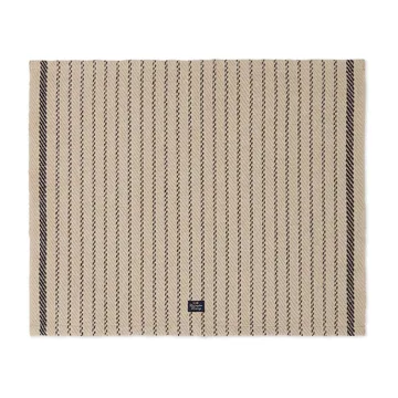 Striped Jute Cotton dækkeserviet 40x50 cm - Beige/Dark gray - Lexington