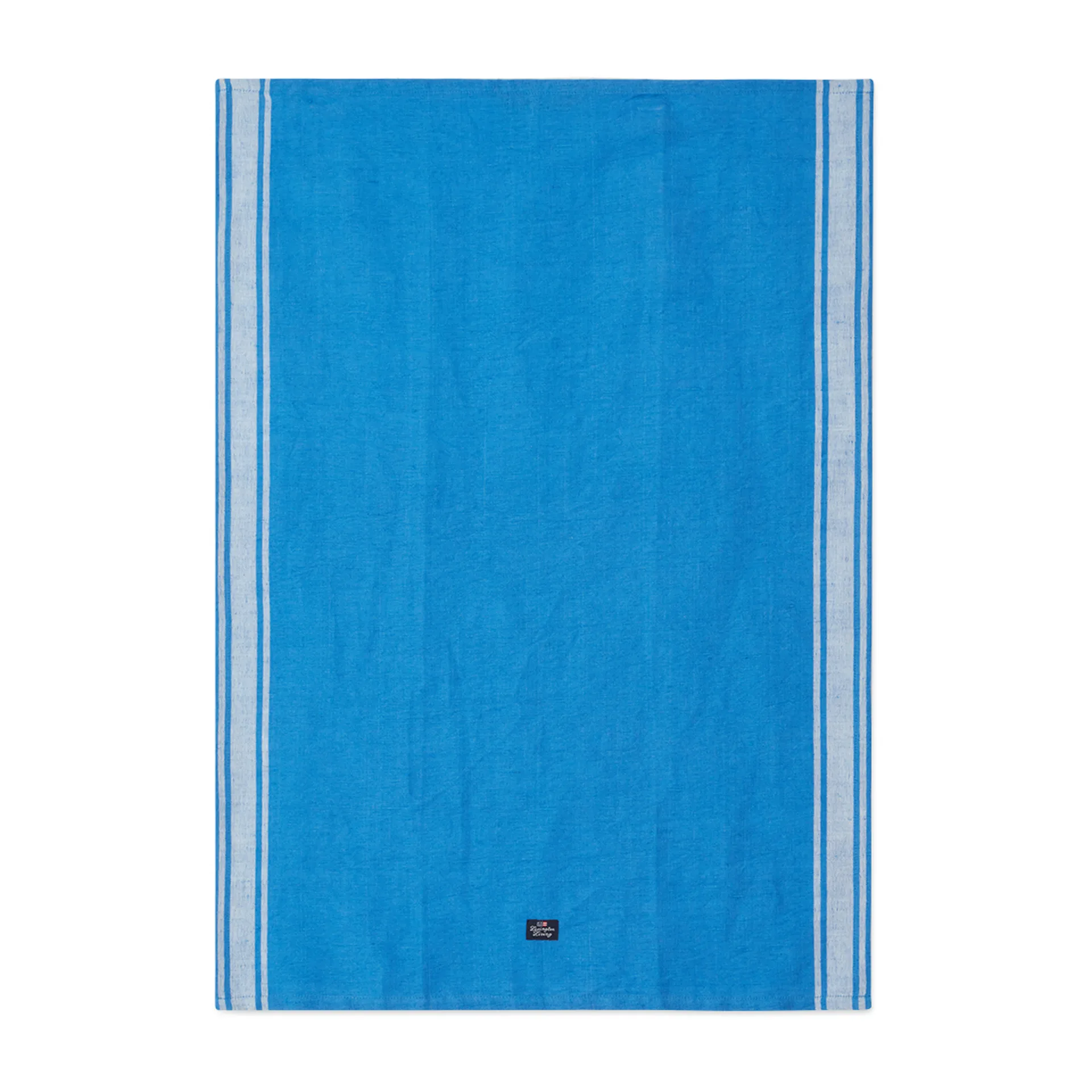 Striped Linen Cotton viskestykke 50x70 cm, Blå/Hvid Lexington