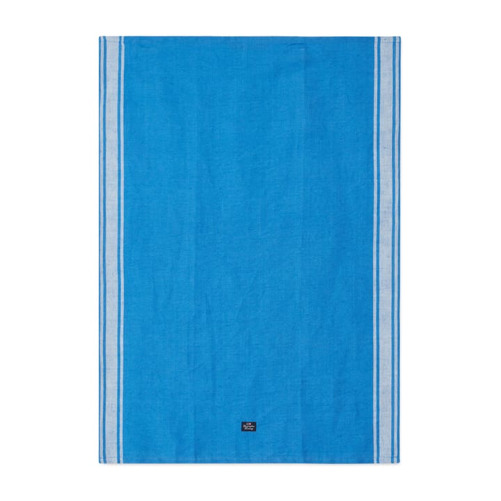 Striped Linen Cotton viskestykke 50x70 cm, Blå/Hvid Lexington