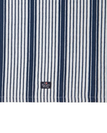 Striped org Cotton viskestykke 50x70 cm - Navy - Lexington