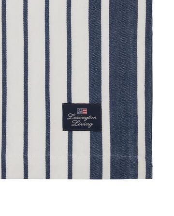 Striped Organic Cotton borddug 150x350 cm - Navy - Lexington
