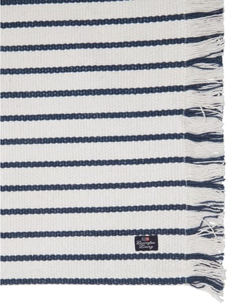 Striped Recycled Cotton dækkeserviet 40x50 - Navy - Lexington