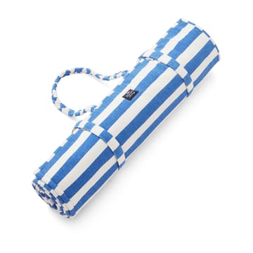Striped strandtæppe 190x70 cm - Blå/Hvid - Lexington
