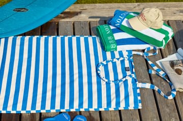 Striped strandtæppe 190x70 cm - Blå/Hvid - Lexington