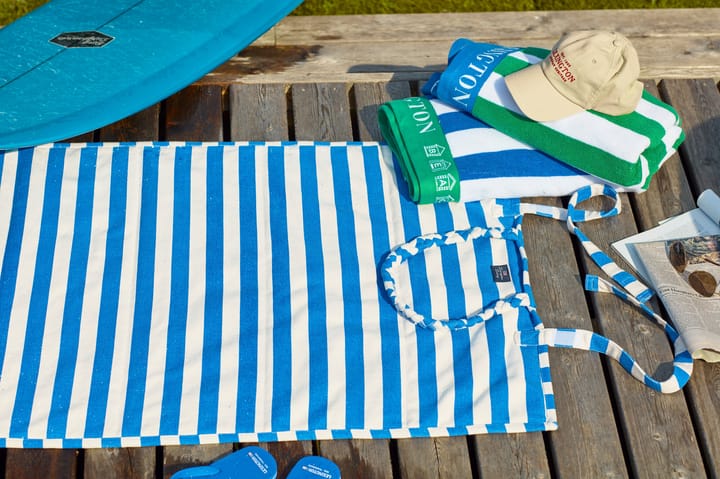 Striped strandtæppe 190x70 cm, Blå/Hvid Lexington