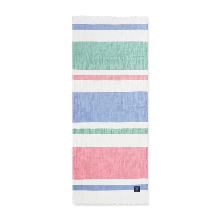 Striped vaflet bomuldsplaid 130x170 cm, Multi Lexington