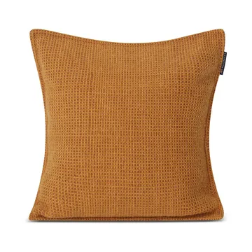Structured Wool Cotton mix pudebetræk 50x50 cm - Mustard - Lexington