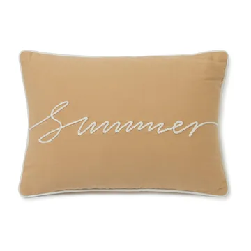 Summer Small Rope Cotton Twill pude 30x40 cm - Oat/White - Lexington