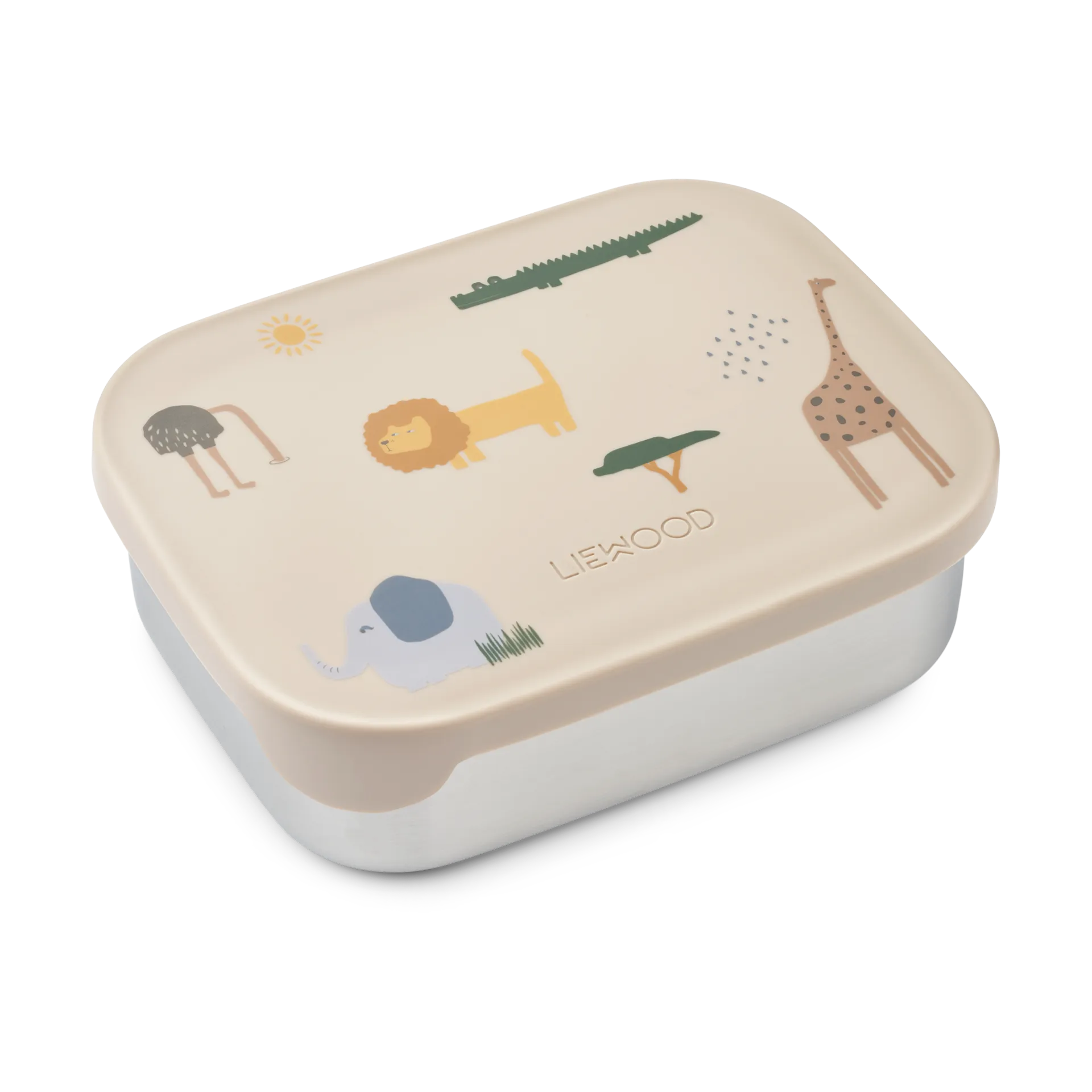 Arthur madkasse 13,5x17 cm, Safari sandy mix Liewood