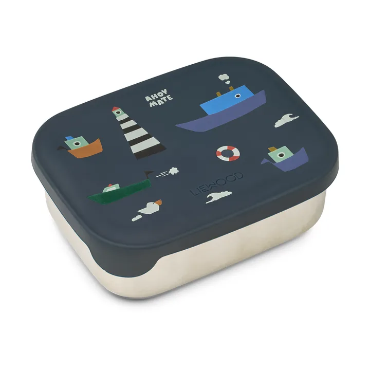 Arthur madkasse 13,5x17 cm - Sailing-classic navy - Liewood