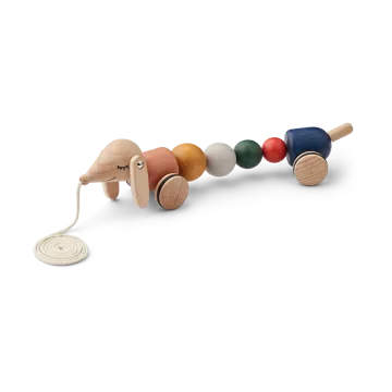 Barthes træklegetøj - Golden caramel multi mix - Liewood