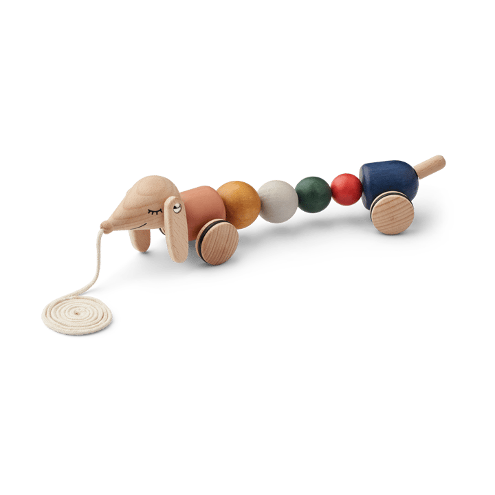 Barthes træklegetøj - Golden caramel multi mix - Liewood