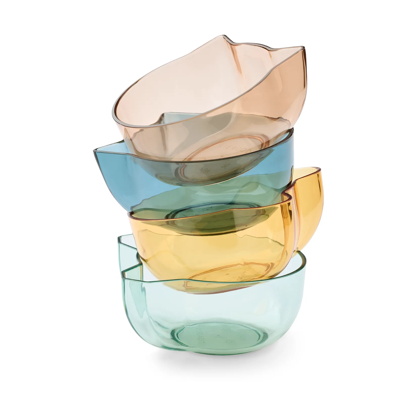 Berno Tritan skål 27,5 cl 4 dele, Indigo multi mix Liewood