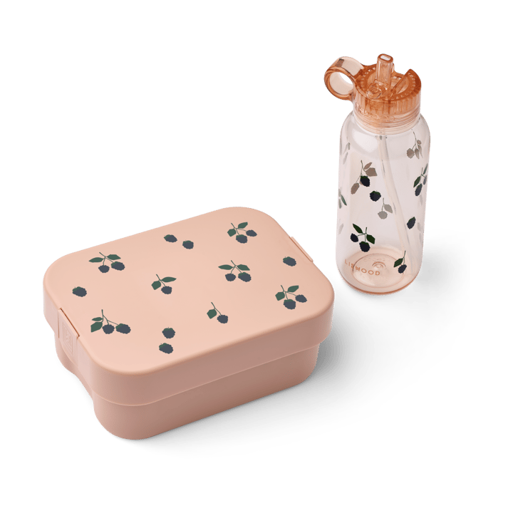 Chelsey printet madkassesæt 2 dele - Berry-Pale Tuscany - Liewood