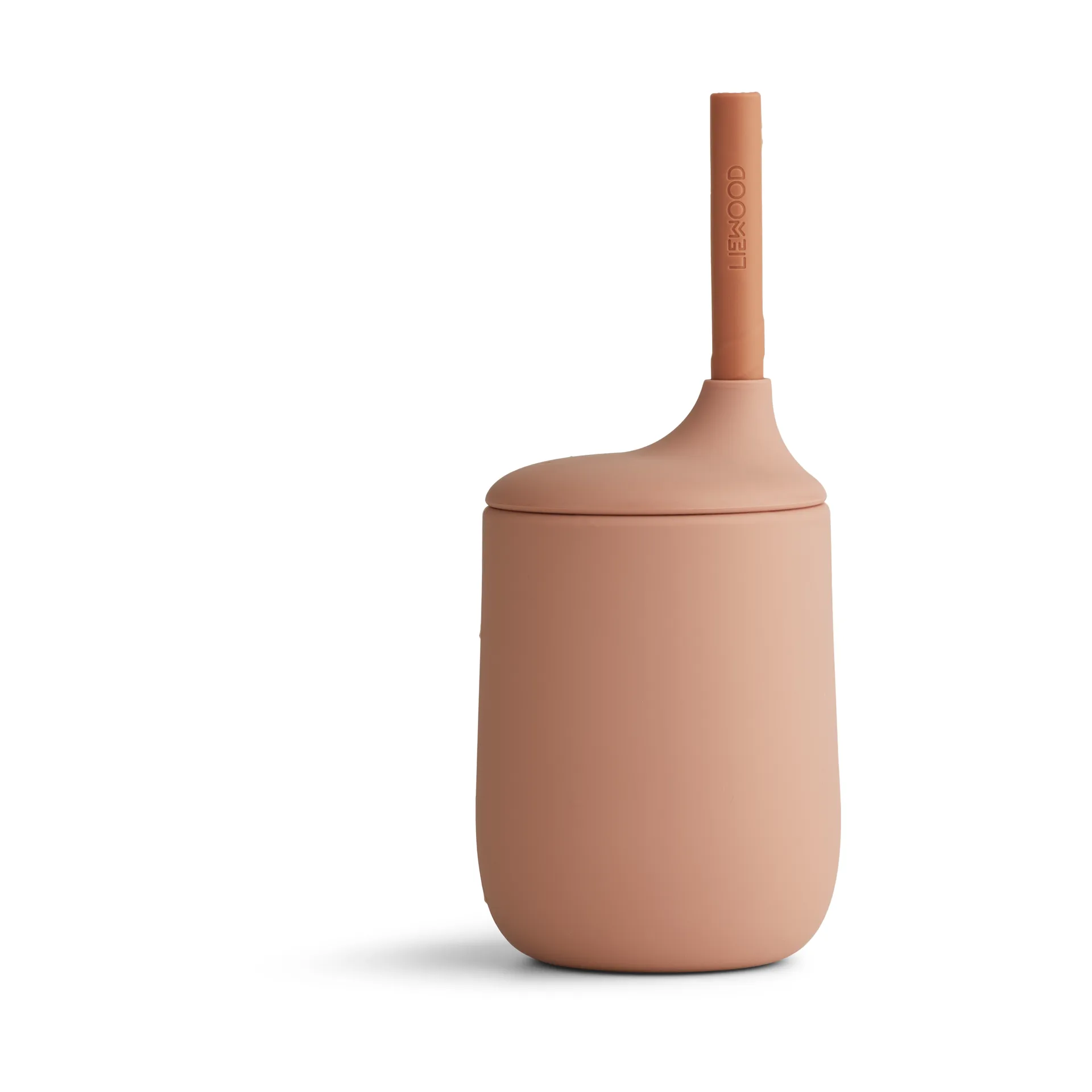 Ellis sippy cup tudkop med sugerør 23 cl, Dark rose-terracotta mix Liewood