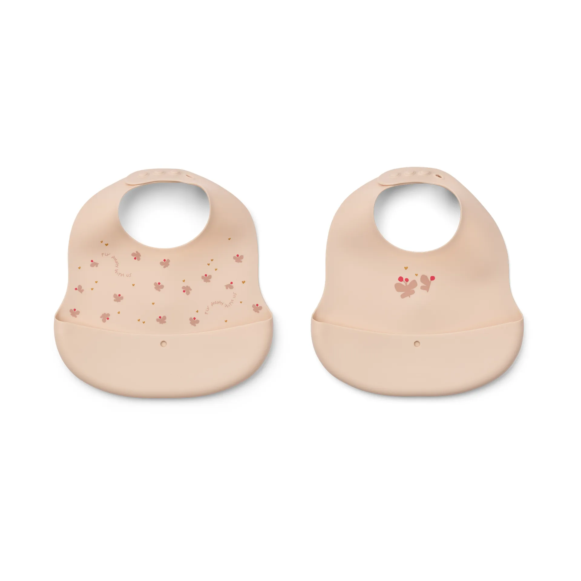 Ember printet hagesmæk 2 dele, Mini Butterfly-apple blossom Liewood