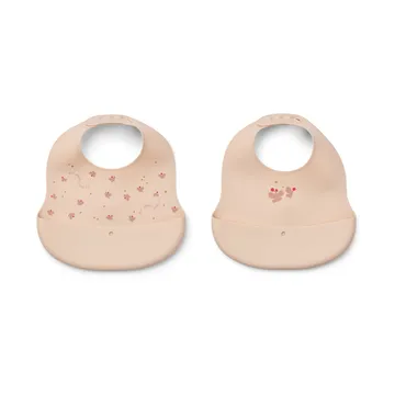 Ember printet hagesmæk 2 dele - Mini Butterfly-apple blossom - Liewood