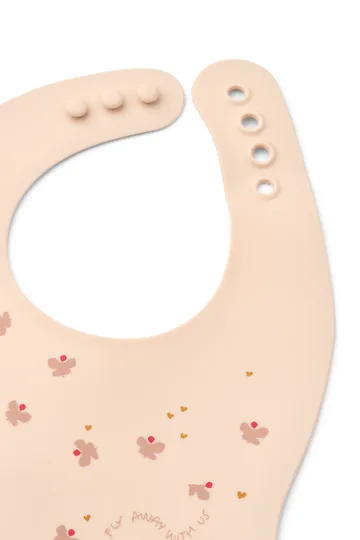 Ember printet hagesmæk 2 dele - Mini Butterfly-apple blossom - Liewood