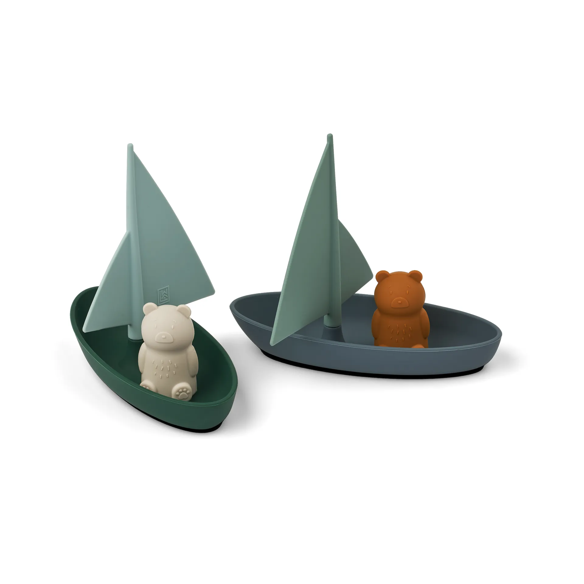 Ensley badelegetøj både 2 dele, Whale blue multi mix Liewood