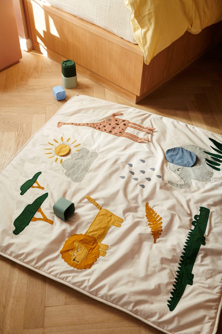 Glenn tæppe 110x110 cm, Safari sandy mix Liewood