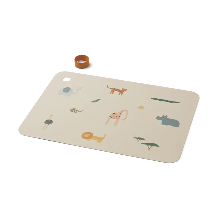 Jude dækkeserviet 30,2x42,1 cm - Safari sandy mix - Liewood