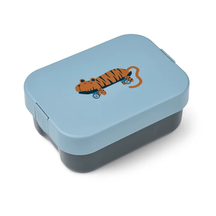 Kamil madkasse 19,7x14,1 cm - Tiger-beach blue - Liewood