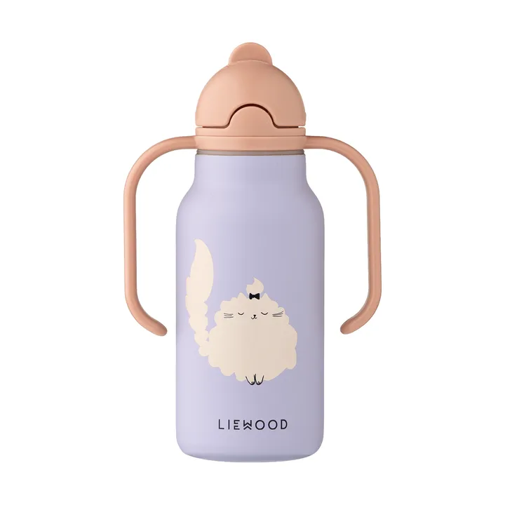 Kimmie vandflaske 25 cl - Cat-Warm lilac - Liewood