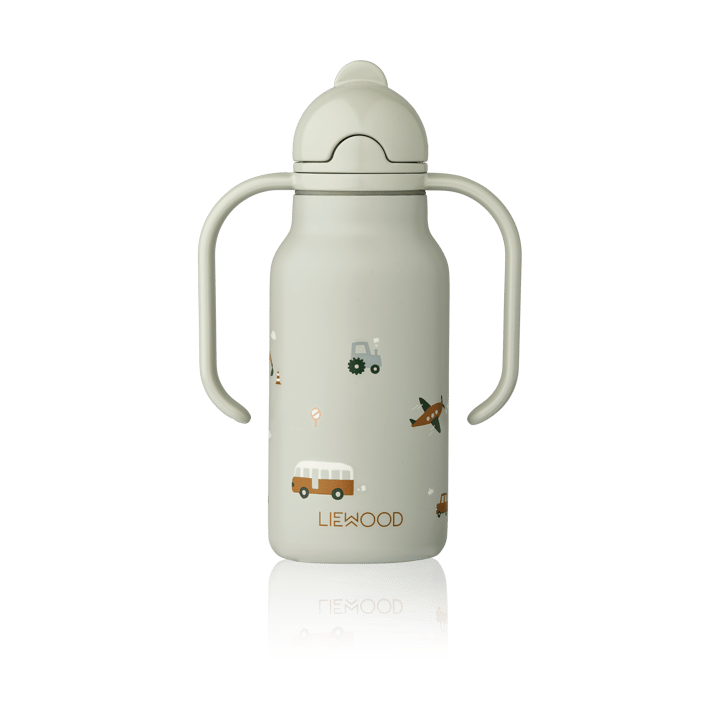 Kimmie vandflaske 25 cl - Vehicles-Dove blue - Liewood