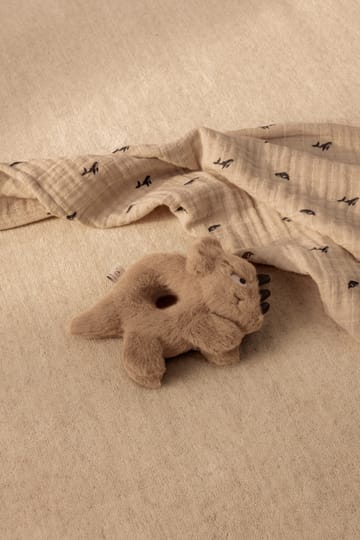 Lewis muslin tæppe 2-pack 65x65 cm - Mini whale-Sandy - Liewood