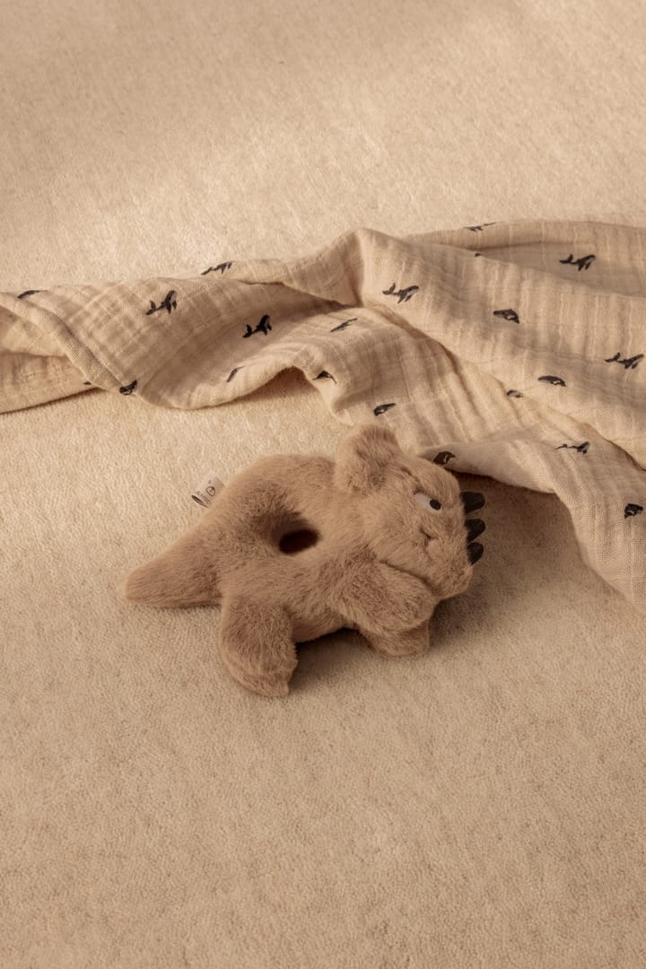 Lewis muslin tæppe 2-pack 65x65 cm, Mini whale-Sandy Liewood