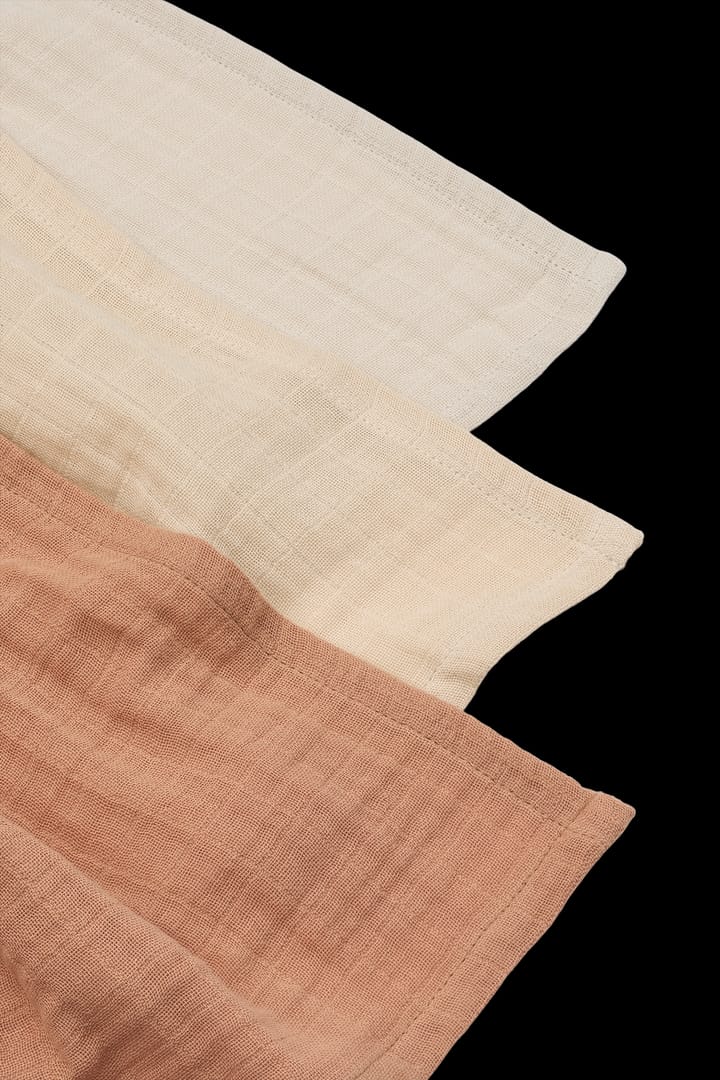 Lewis muslin tæppe 3 dele 65x65 cm, Tuscany rose mix Liewood