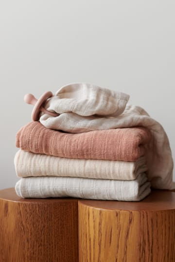 Lewis muslin tæppe 3 dele 65x65 cm - Tuscany rose mix - Liewood