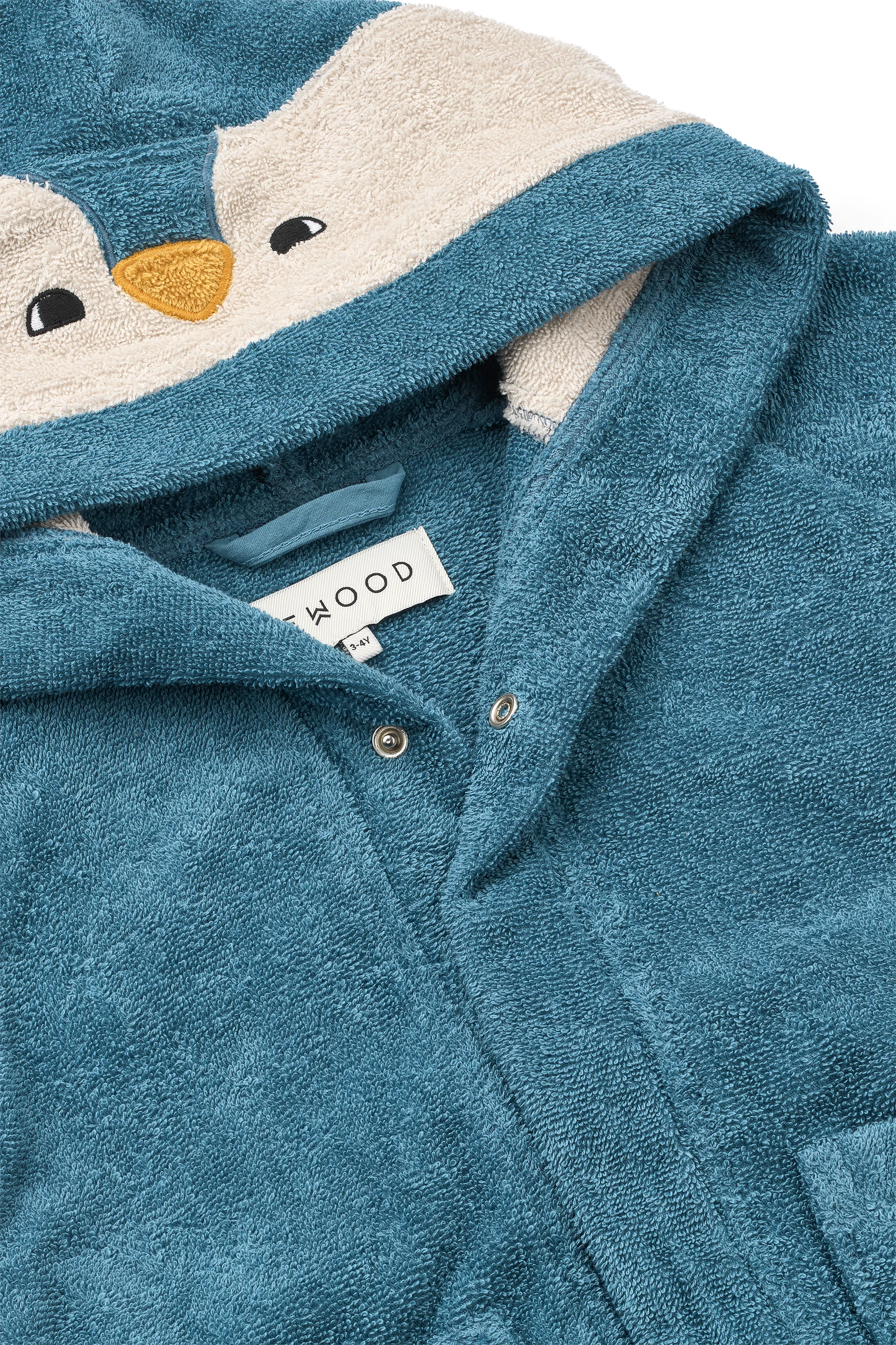 Lily badekåbe, Penguin oceanview mix, 1-2 år Liewood