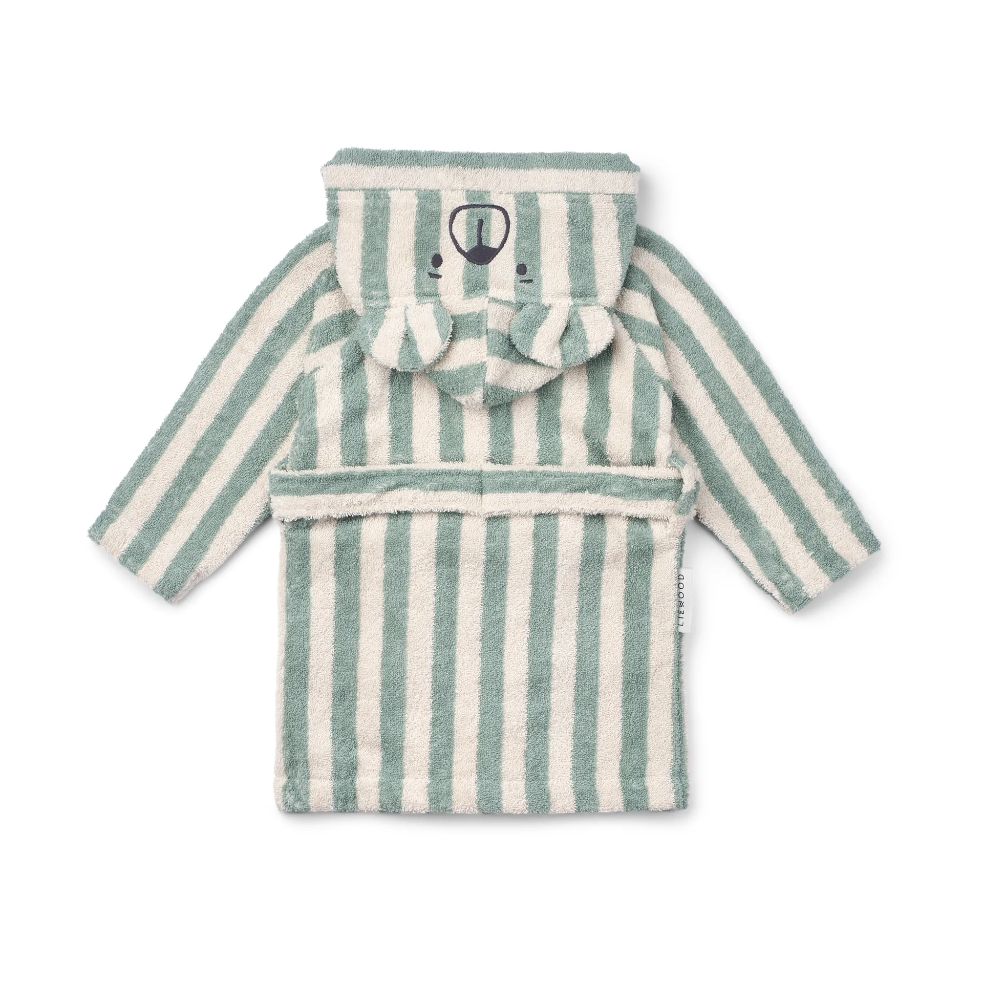 Lily badekåbe peppermint creme de la creme stripe, 3-4 år Liewood