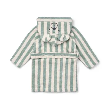 Lily badekåbe peppermint creme de la creme stripe - 3-4 år - Liewood