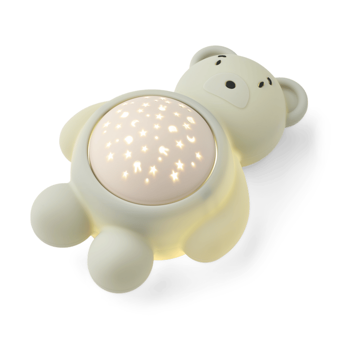 Manuel bear natlampe med projektor og lyd, Dove blue Liewood