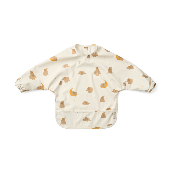Merle hagesmæk med ærme - Elephant-Creme de la creme - Liewood