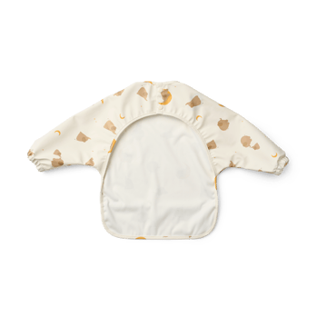 Merle hagesmæk med ærme - Elephant-Creme de la creme - Liewood