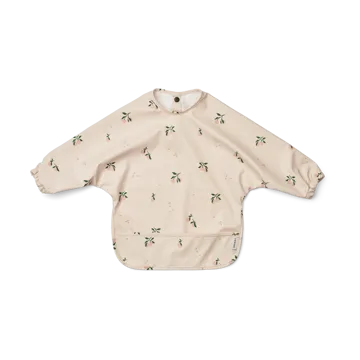 Merle hagesmæk med ærme - Peach-Sea shell mix - Liewood