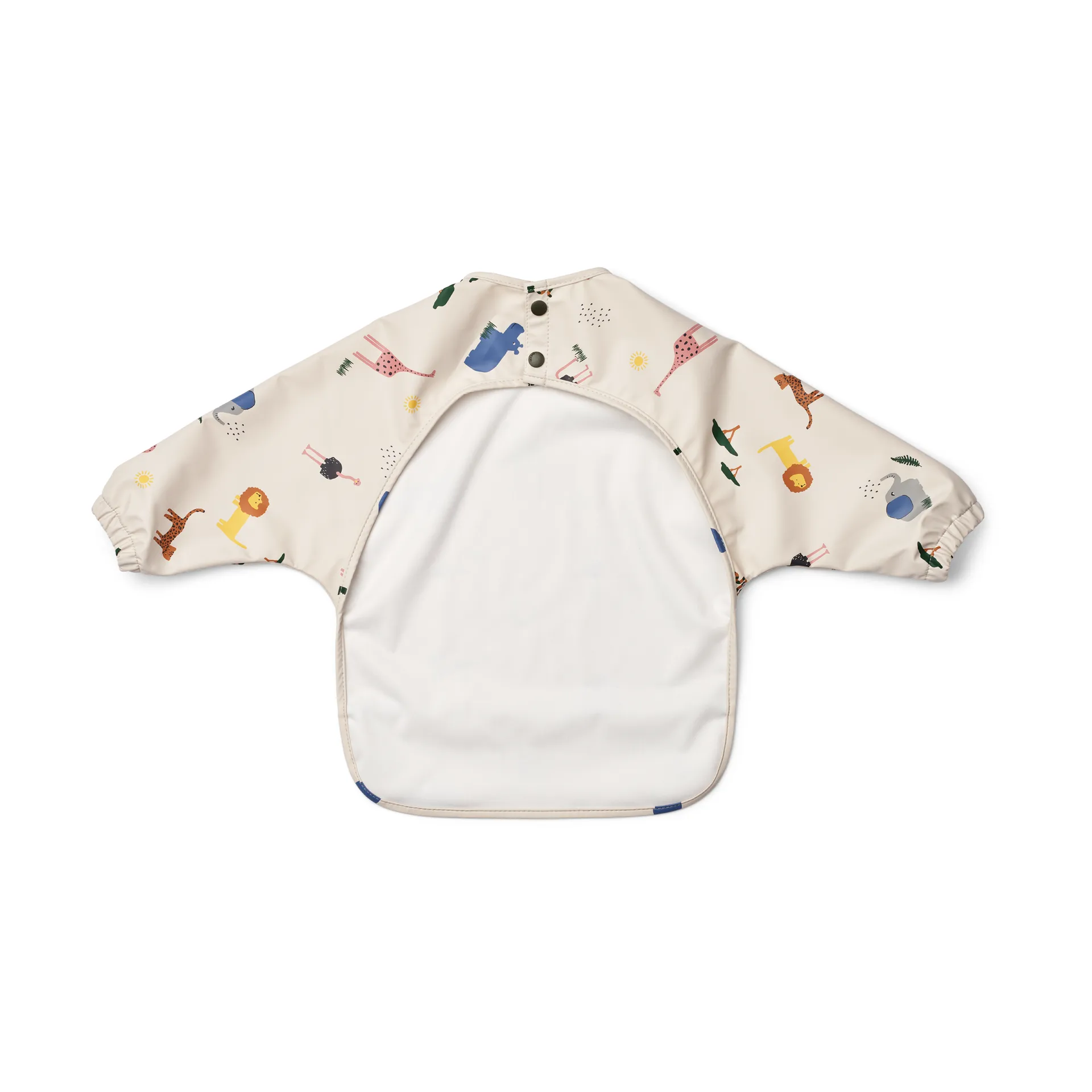 Merle hagesmæk med ærme, Safari sandy mix Liewood