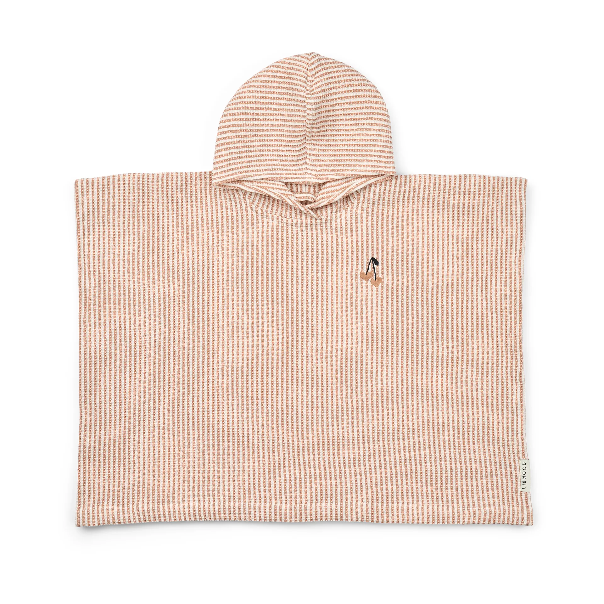 Paco badeponcho tuscany rose creme de la creme stripe, 1-2 år Liewood