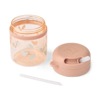 Pavia krus med sugerør 28 cl - Sweethearts-pale tuscany - Liewood