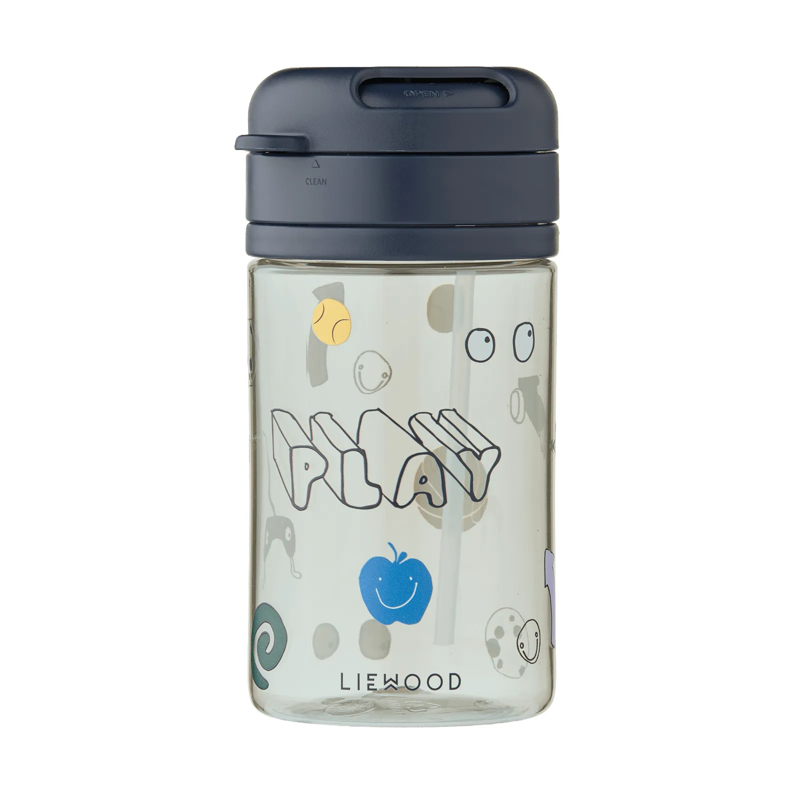 Pavia krus med sugerør, Play-dusty peppermint Liewood