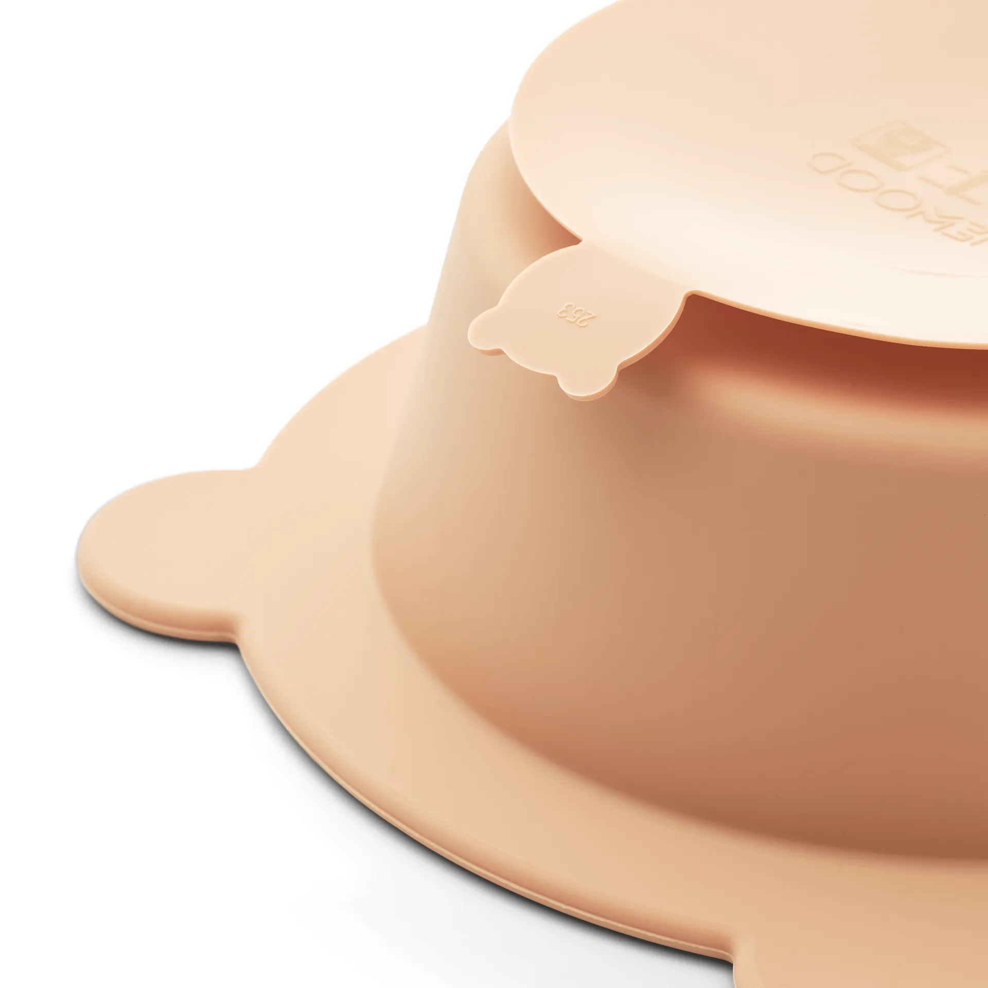 Peony skål med sugekop Ø16 cm 2 dele, Mustard-tuscany rose mix Liewood