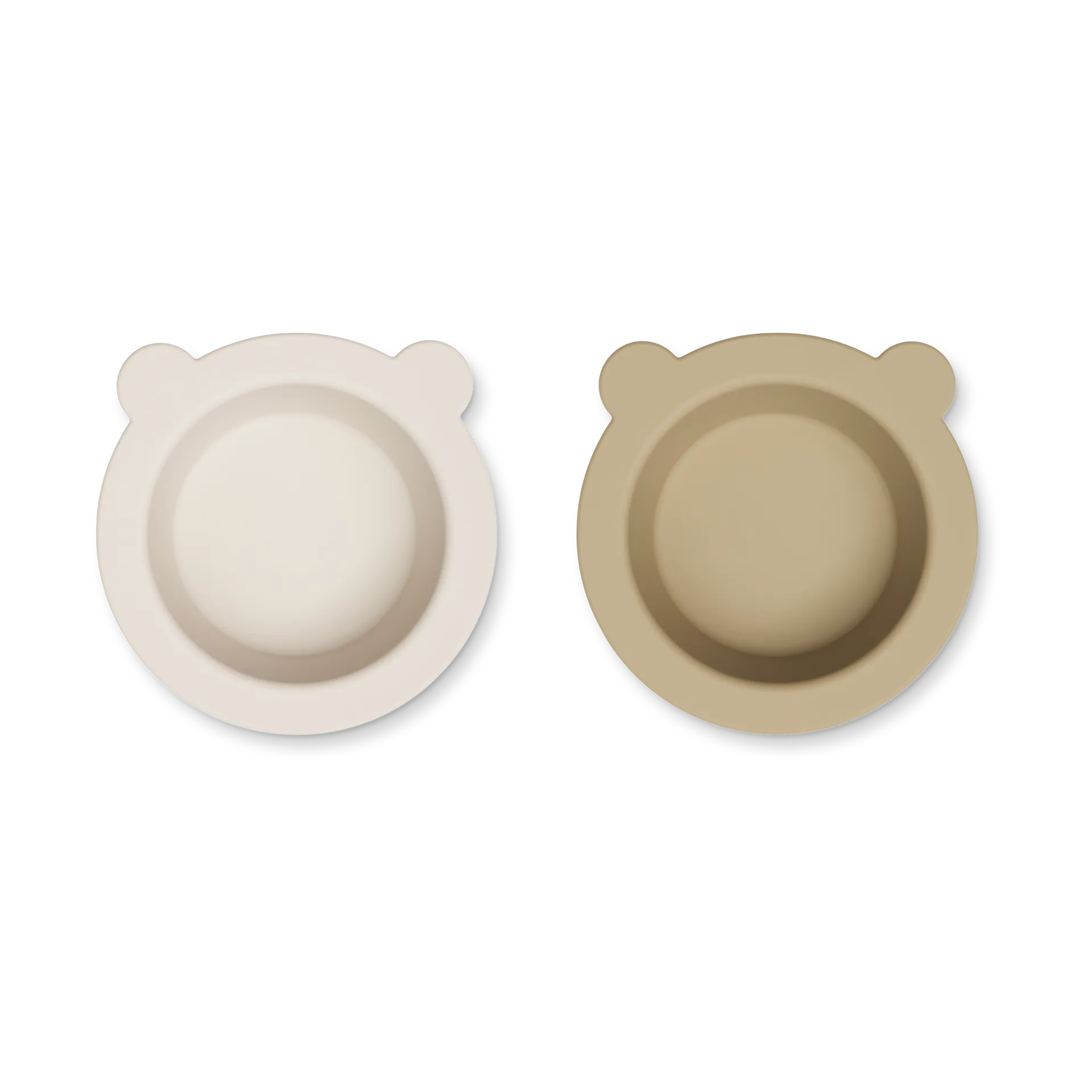 Peony skål med sugekop Ø16 cm 2 dele, Sandy-Oat Liewood