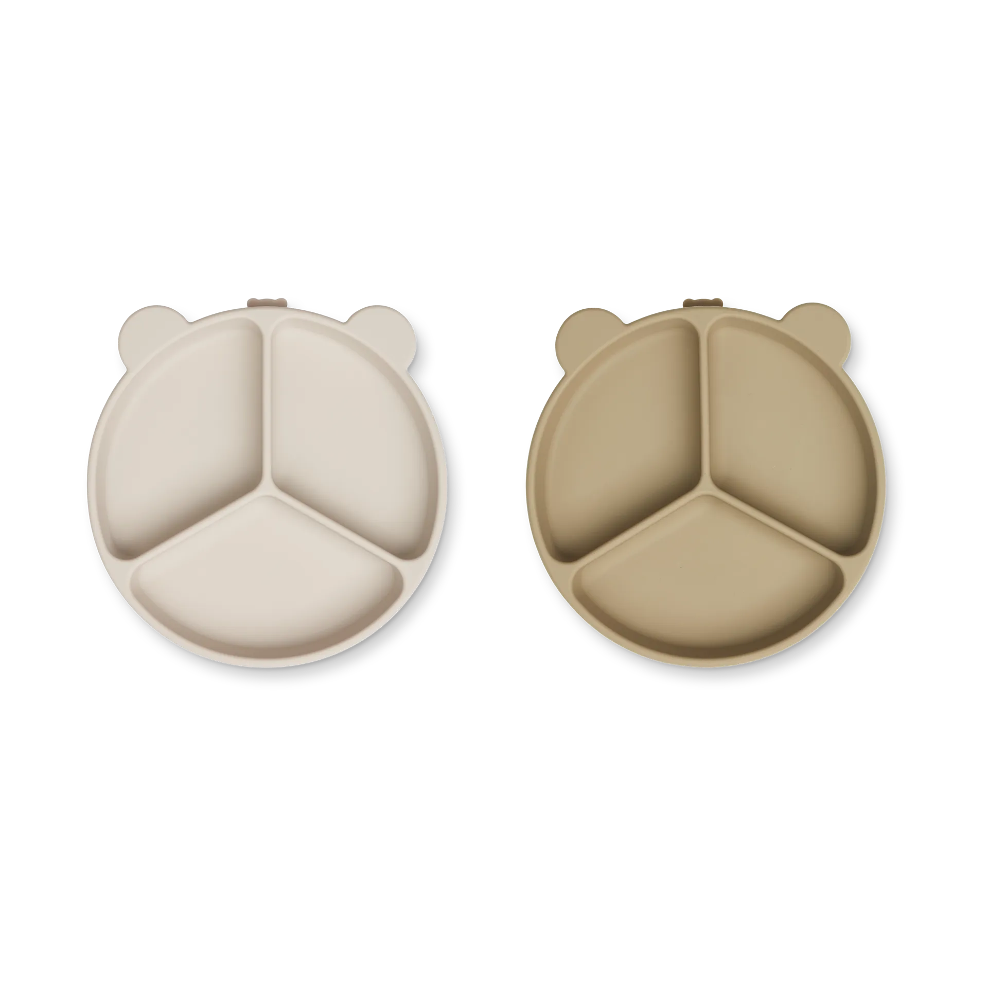 Stacy delt børnetallerken 2-pak, Sandy-Oat Liewood